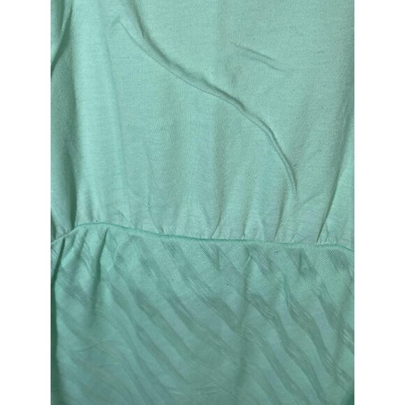 no boundaries short sleeve shirt green sheer 2 layered polyester small READ - Picture 4 of 11